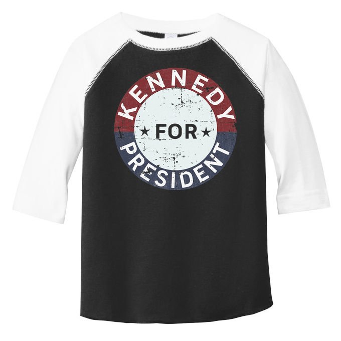 RFK Vintage kennedy for president JFK American Toddler Fine Jersey T-Shirt