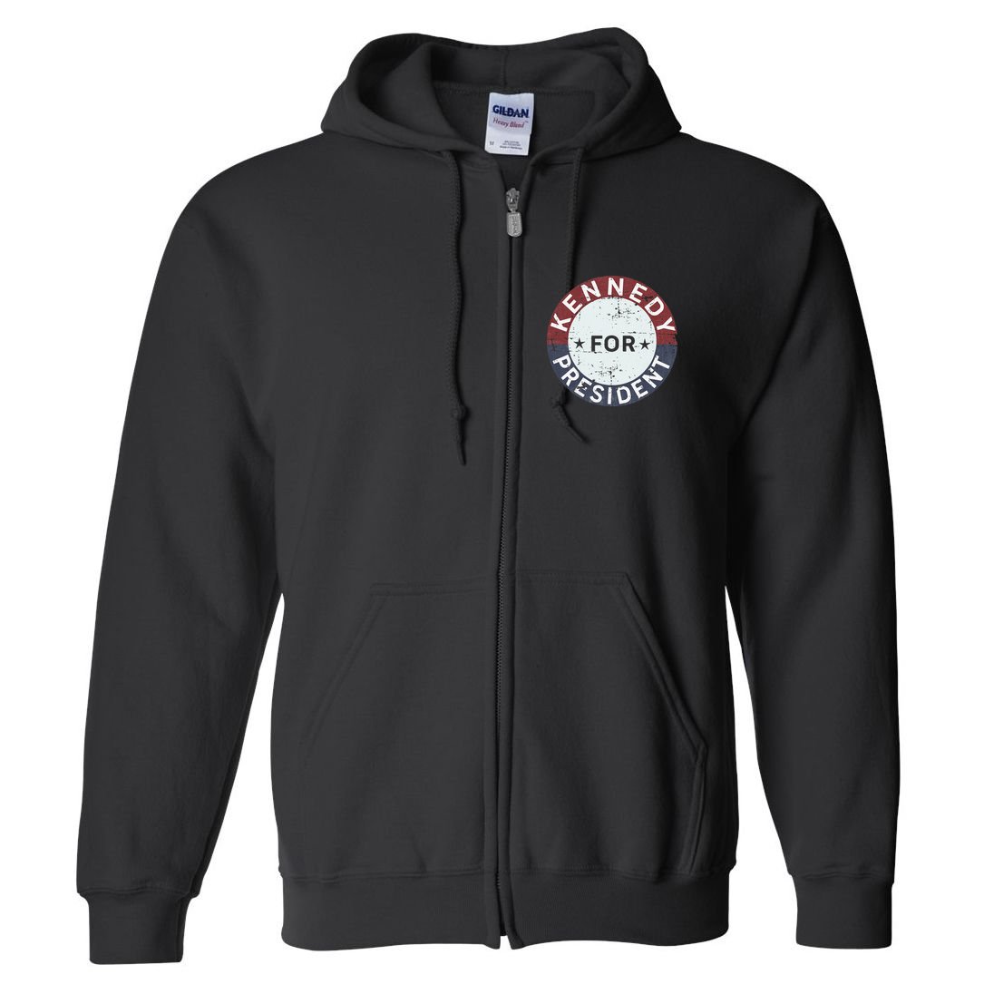 RFK Vintage kennedy for president JFK American Full Zip Hoodie