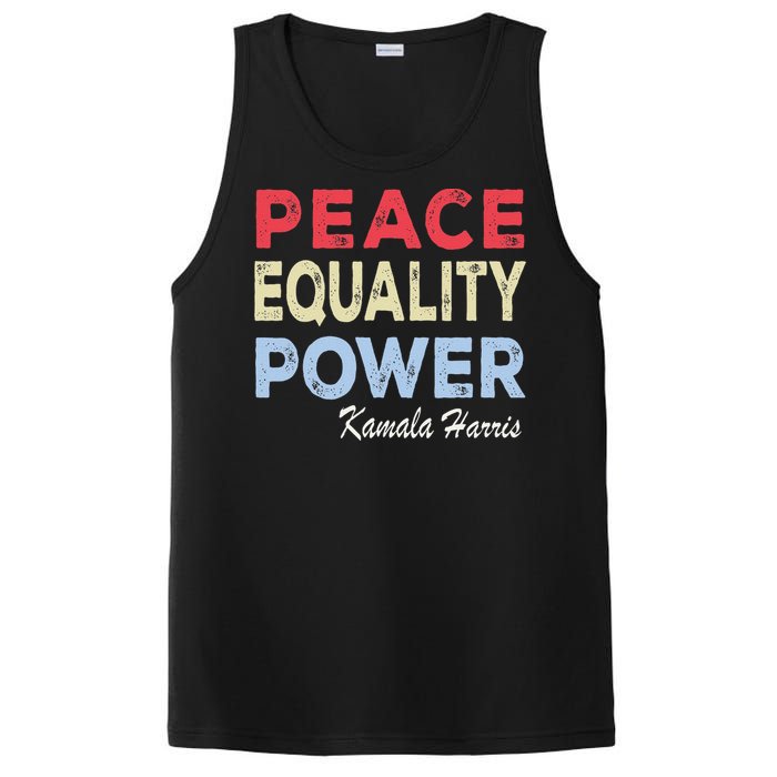 Retro Vintage Kamala Harris Peace Equality Power PosiCharge Competitor Tank