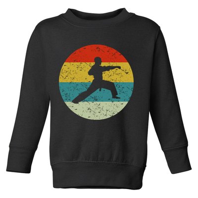 Retro Vintage Karate Toddler Sweatshirt