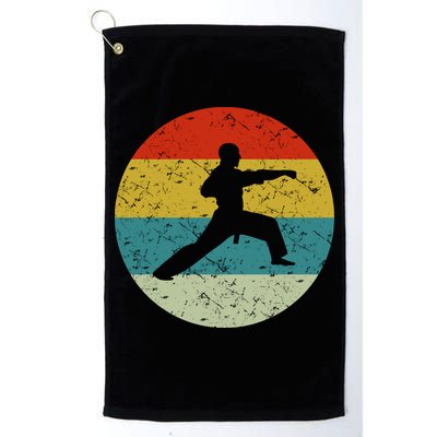 Retro Vintage Karate Golf Towel