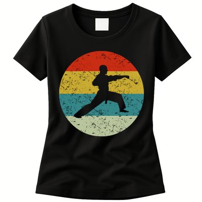 Retro Vintage Karate Womens T-Shirt