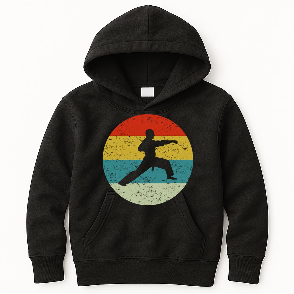 Retro Vintage Karate Kids Hoodie