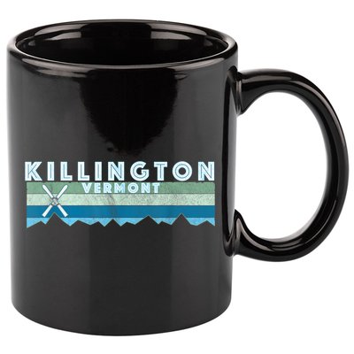Retro Vintage Killington VT 11oz C Handle Ceramic Mug
