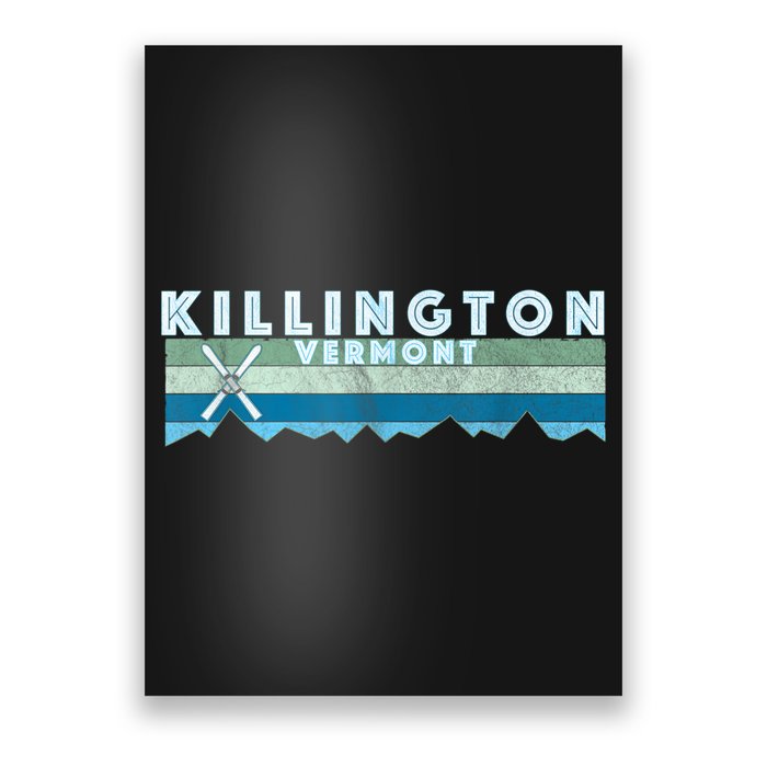 Retro Vintage Killington VT Poster