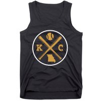 Retro Vintage Kansas City Baseball Emblem Tank Top