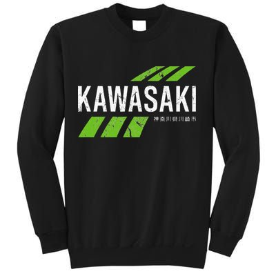 Retro Vintage Kawasaki Green City Sweatshirt