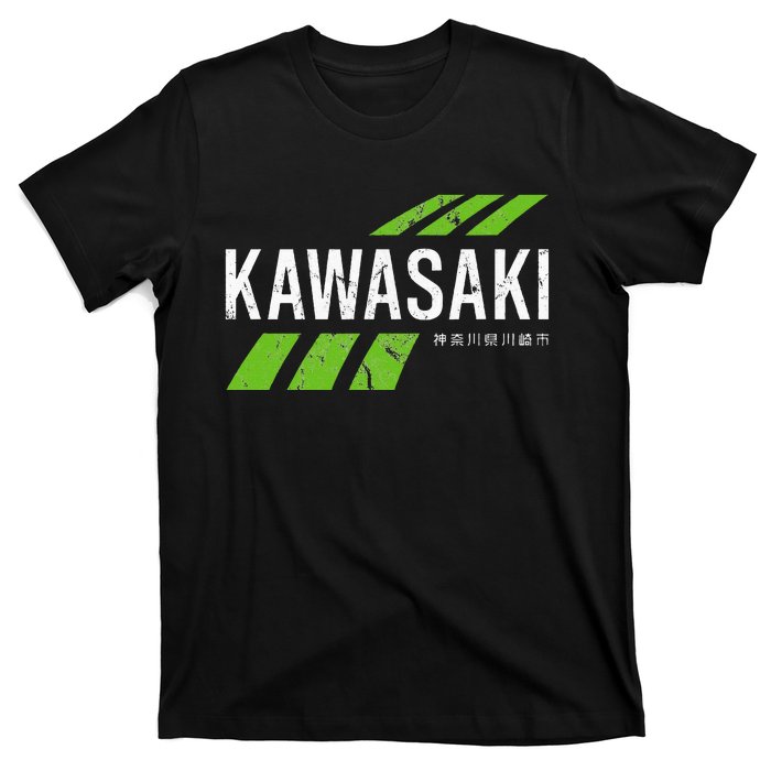 Retro Vintage Kawasaki Green City T-Shirt