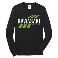 Retro Vintage Kawasaki Green City Tall Long Sleeve T-Shirt