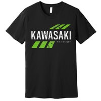 Retro Vintage Kawasaki Green City Premium T-Shirt