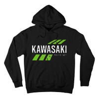 Retro Vintage Kawasaki Green City Tall Hoodie