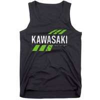 Retro Vintage Kawasaki Green City Tank Top