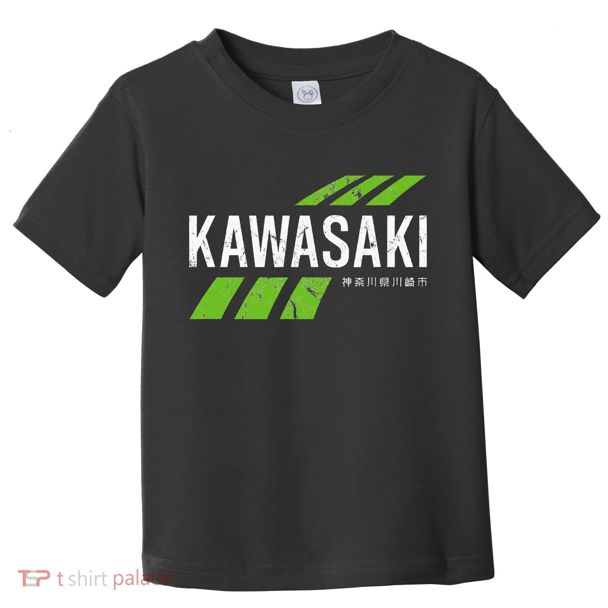 Retro Vintage Kawasaki Green City Toddler T-Shirt