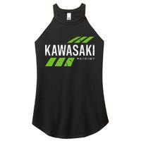 Retro Vintage Kawasaki Green City Women's Perfect Tri Rocker Tank
