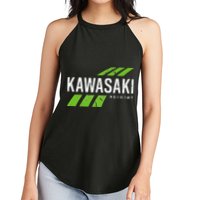 Retro Vintage Kawasaki Green City Women's Perfect Tri Rocker Tank