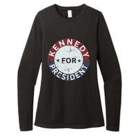 RFK Vintage Kennedy For President JFK American Womens CVC Long Sleeve Shirt