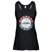 RFK Vintage Kennedy For President JFK American Ladies Essential Flowy Tank