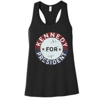 RFK Vintage Kennedy For President JFK American Women's Racerback Tank