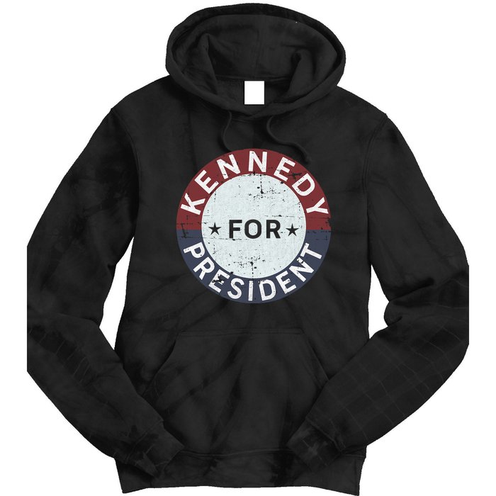 RFK Vintage Kennedy For President JFK American Tie Dye Hoodie