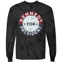 RFK Vintage Kennedy For President JFK American Tie-Dye Long Sleeve Shirt