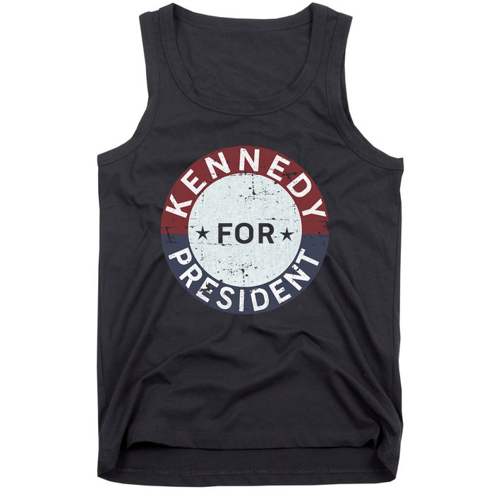 RFK Vintage Kennedy For President JFK American Tank Top