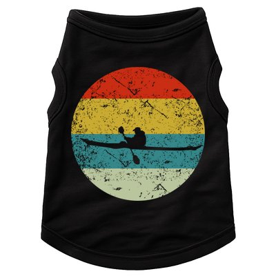 Retro Vintage Kayak Doggie Tank