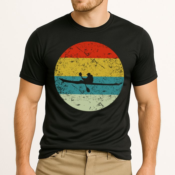 Retro Vintage Kayak Performance Shirt