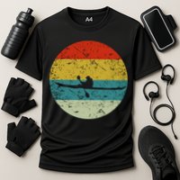 Retro Vintage Kayak Performance Shirt