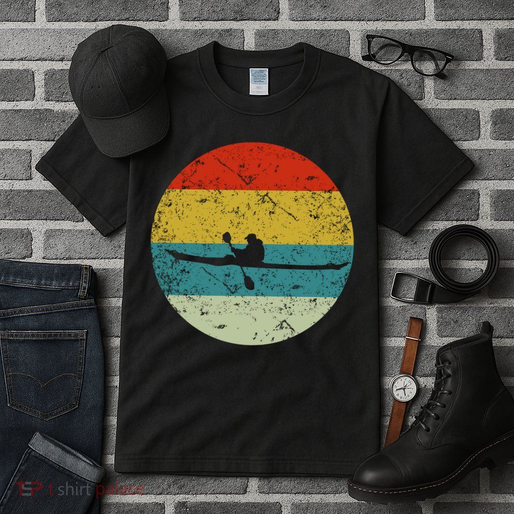Retro Vintage Kayak Tall T-Shirt