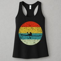 Retro Vintage Kayak Womens Tank Top