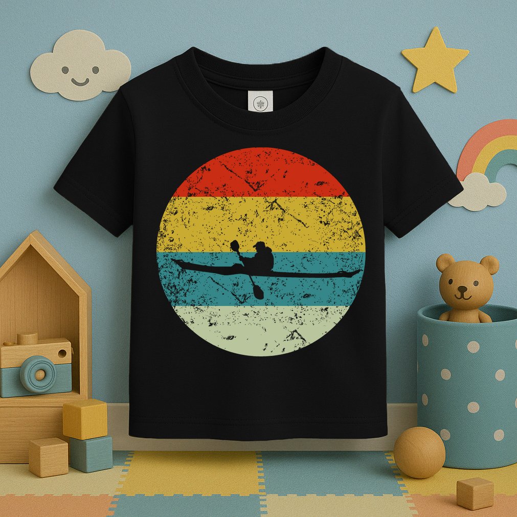 Retro Vintage Kayak Toddler T-Shirt