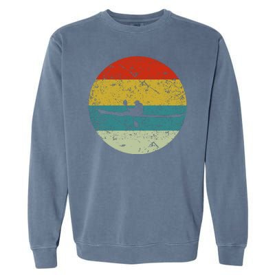 Retro Vintage Kayak Garment-Dyed Sweatshirt