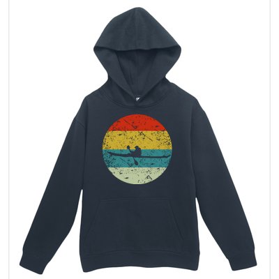 Retro Vintage Kayak Urban Pullover Hoodie