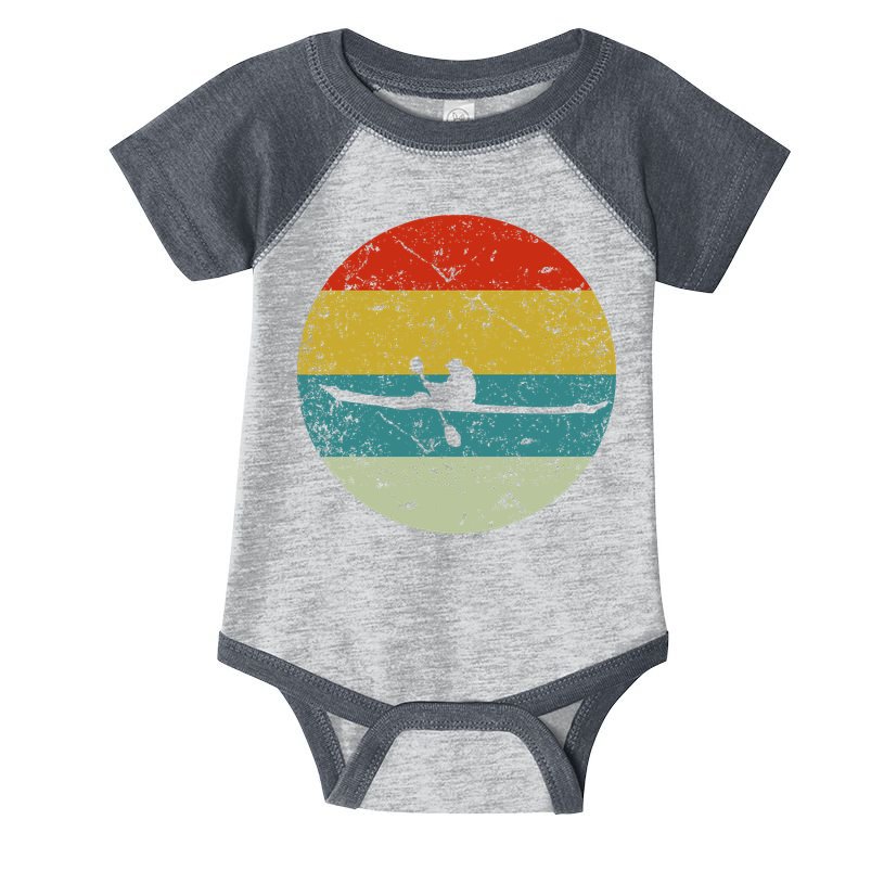 Retro Vintage Kayak Infant Baby Jersey Bodysuit