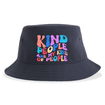 Retro Vintage Kind People Are My Kind Of People Sustainable Bucket Hat