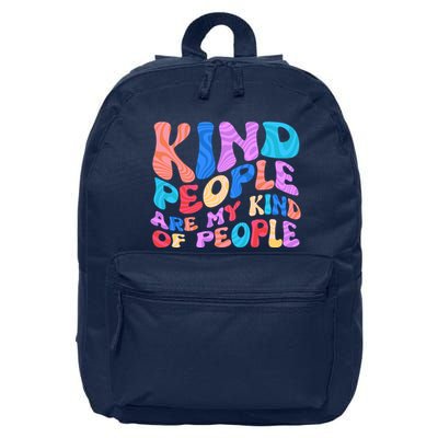 Retro Vintage Kind People Are My Kind Of People 16 in Basic Backpack