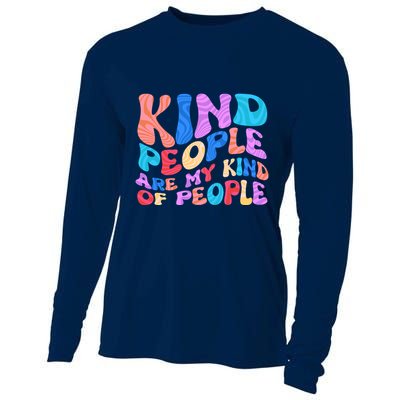 Retro Vintage Kind People Are My Kind Of People Cooling Performance Long Sleeve Crew