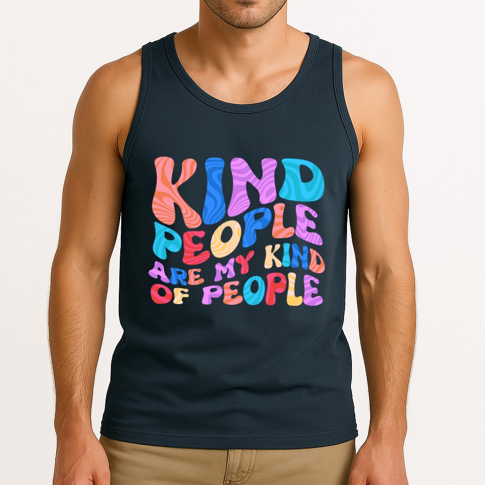 Retro Vintage Kind People Are My Kind Of People Tank Top
