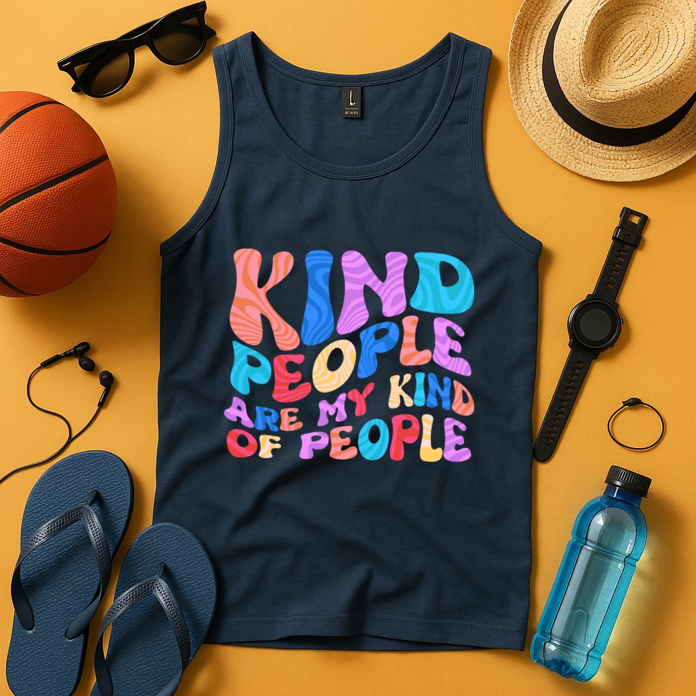 Retro Vintage Kind People Are My Kind Of People Tank Top