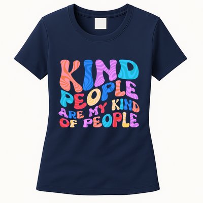 Retro Vintage Kind People Are My Kind Of People Womens T-Shirt