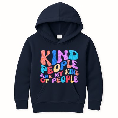 Retro Vintage Kind People Are My Kind Of People Kids Hoodie