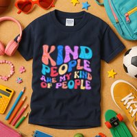 Retro Vintage Kind People Are My Kind Of People Kids T-Shirt