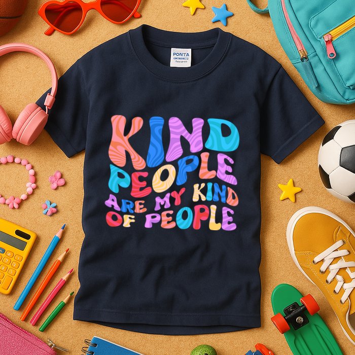 Retro Vintage Kind People Are My Kind Of People Kids T-Shirt