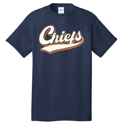 Retro Chiefs Fan Logo Tall T-Shirt