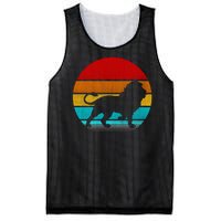 Retro Vintage Lion Mesh Reversible Basketball Jersey Tank