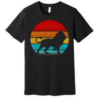 Retro Vintage Lion Premium T-Shirt