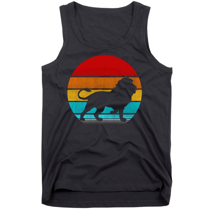 Retro Vintage Lion Tank Top