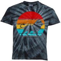 Retro Vintage Lion Kids Tie-Dye T-Shirt