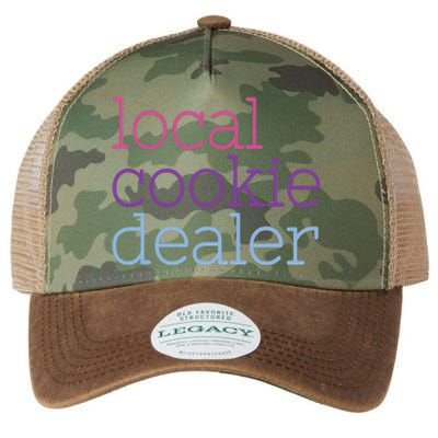 Retro Vintage Local Cookie Dealer Funny Baking Cookie Lover Legacy Tie Dye Trucker Hat