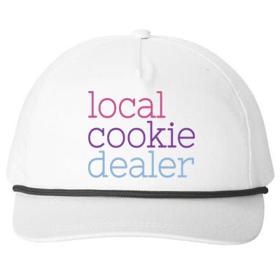 Retro Vintage Local Cookie Dealer Funny Baking Cookie Lover Snapback Five-Panel Rope Hat